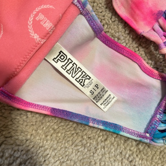PINK Victoria’s Secret Tie Die Bikini Top - Picture 3 of 4
